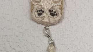 しっぽが揺れる！シーズーの刺繍ブローチを作りました！